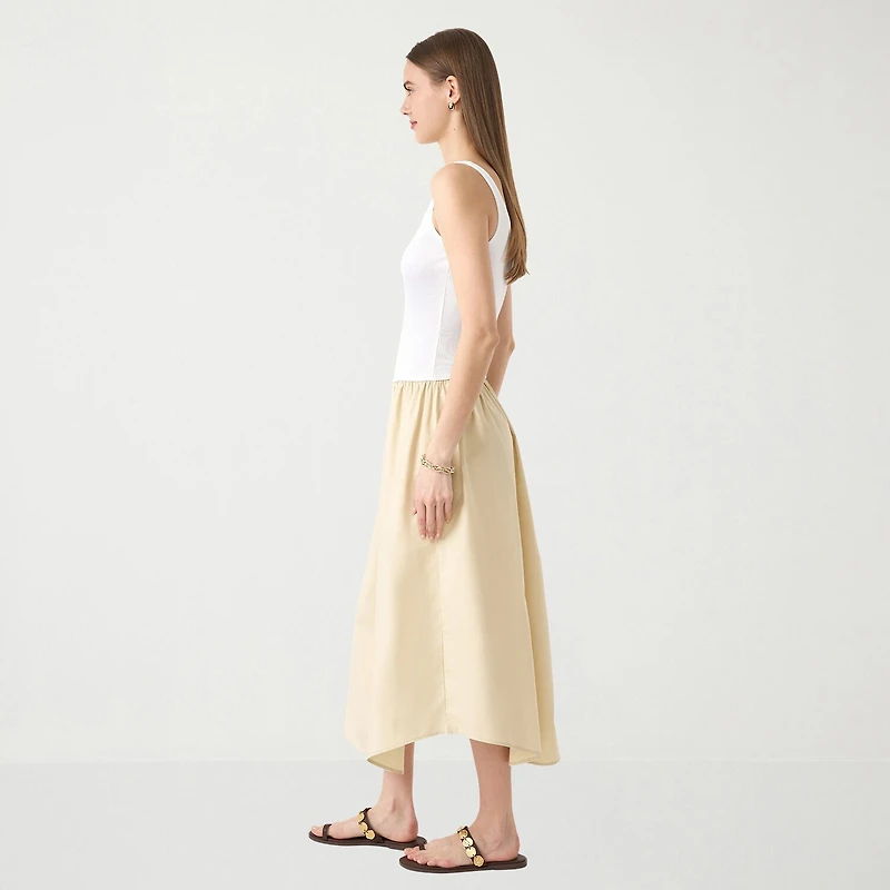 RM Rebecca Minkoff Womens Sleeveless Scoop Neck Midi Drop Waist Dress