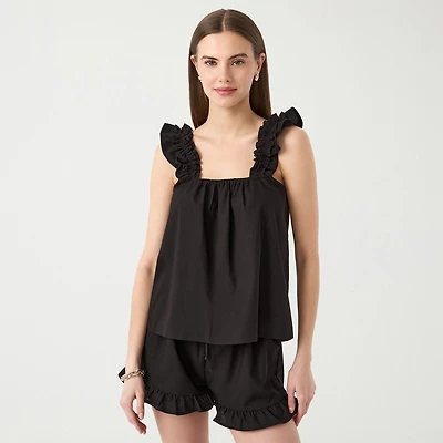 RM Rebecca Minkoff Womens Square Neck Sleeveless Blouse
