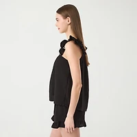 RM Rebecca Minkoff Womens Square Neck Sleeveless Blouse