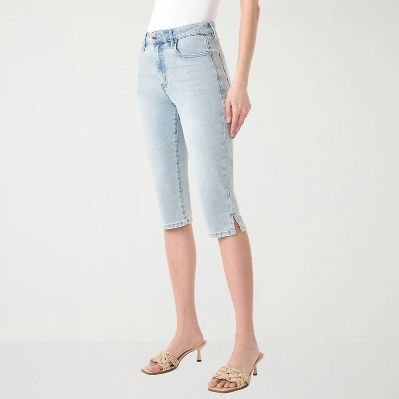 RM Rebecca Minkoff Womens Skinny Mid Rise Capri Pant