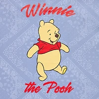 Grayson Threads, The Label Womens Juniors Asymmetrical Neck Short Sleeve Oversized Winnie Pooh Graphic T-Shirt