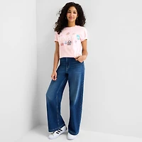 Pixar Boyfriend Tee Womens Juniors Crew Neck Short Sleeve Regular Fit Graphic T-Shirt