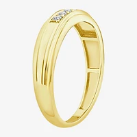 (F / Vs2) Unisex Adult 1 1/2 CT. T.W. Lab Grown White Diamond 10K Gold Marquise Side Stone Halo Bridal Set