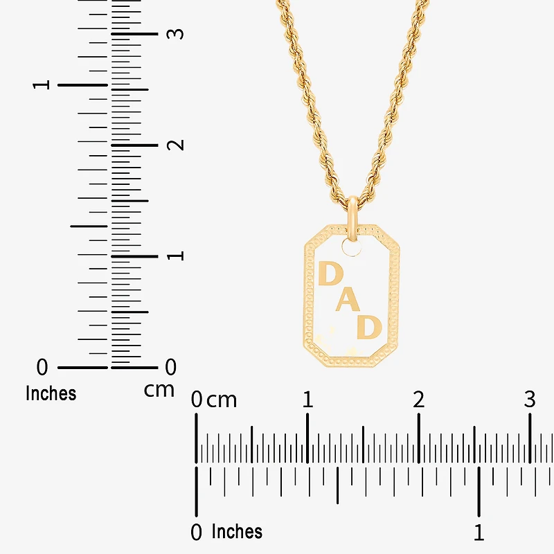 Made in Italy Mens 10K Gold Pendant