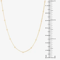Gold Addiction Womens 10K Gold 16 Inch Curb Chain Necklace