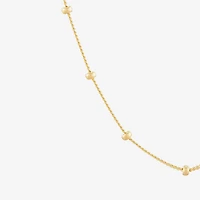 Gold Addiction Womens 10K Gold 16 Inch Curb Chain Necklace