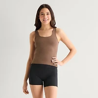 Arizona So Smooth Womens Juniors Scoop Neck Sleeveless Tank Top