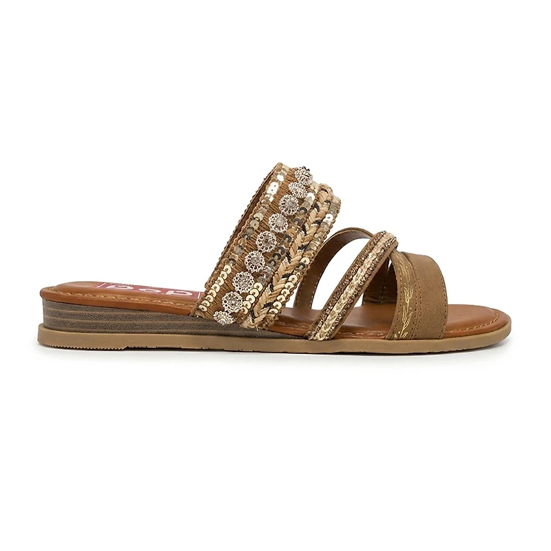 Pop Womens Jivanta Wedge Sandals