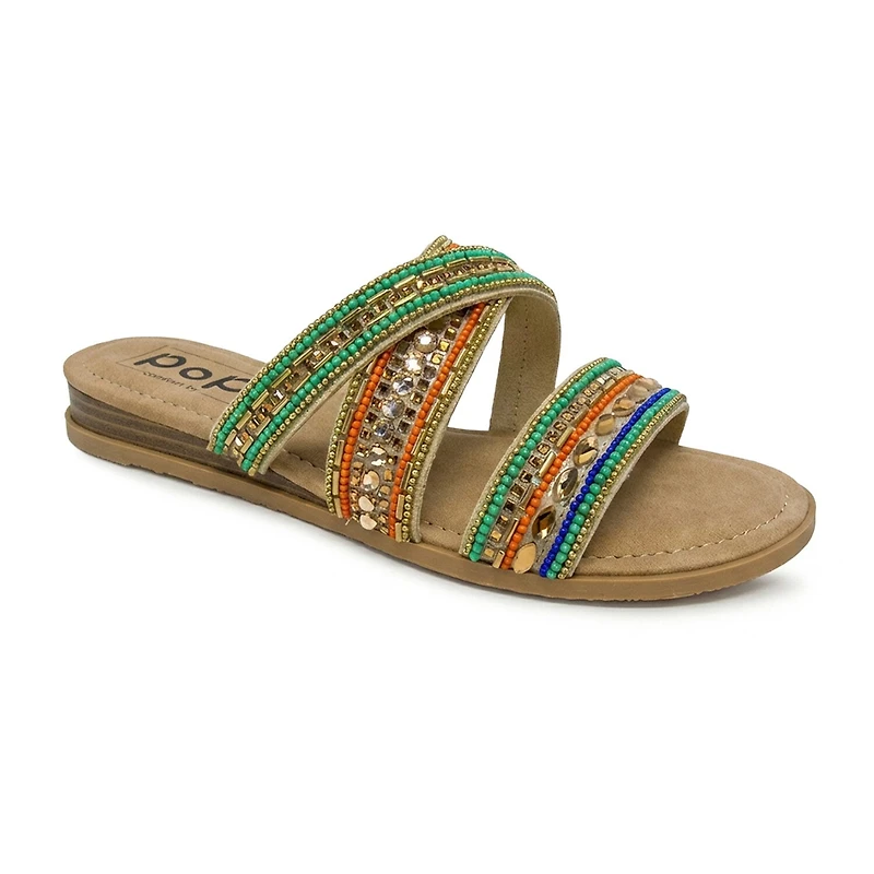 Pop Womens Rivina Wedge Sandals
