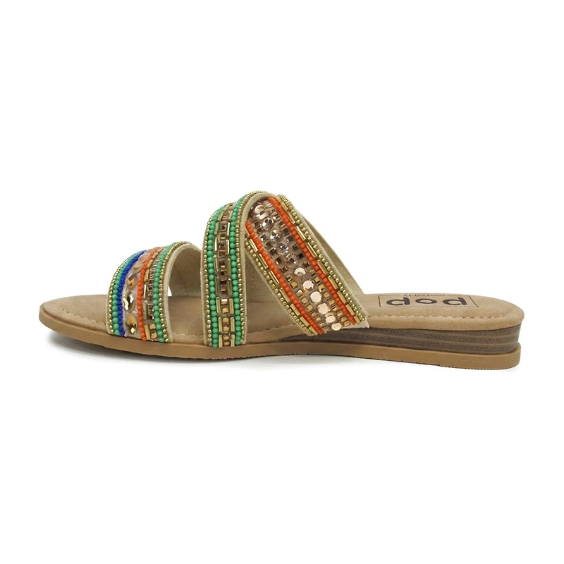 Pop Womens Rivina Wedge Sandals