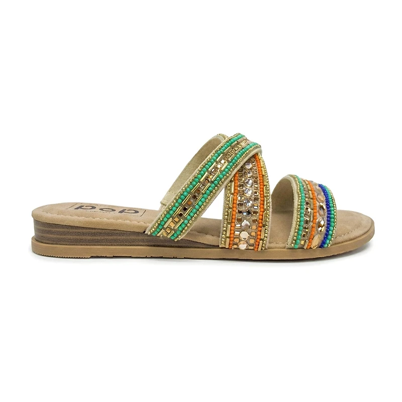 Pop Womens Rivina Wedge Sandals