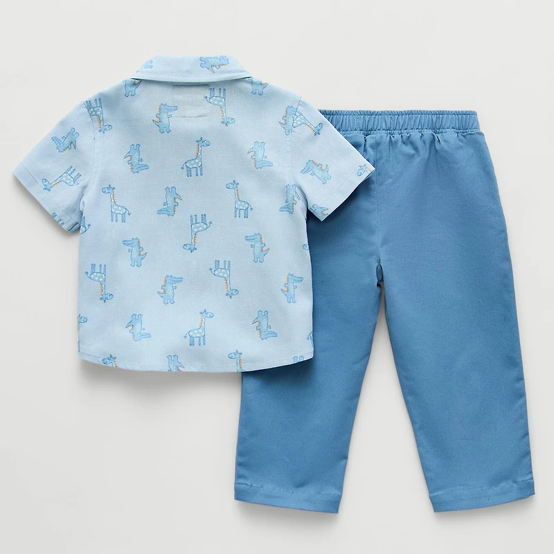Little Stitch Baby Boys 2-pc. Pant Set