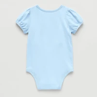 Okie Dokie Baby Girls Round Neck Short Sleeve Bodysuit