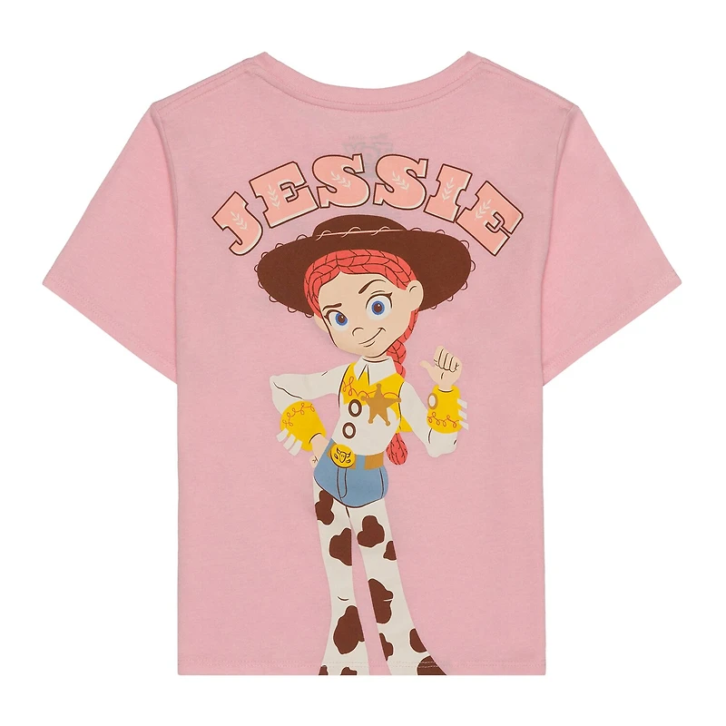 Little & Big Kid Girls Crew Neck Short Sleeve Regular Fit Jessie Graphic T-Shirt