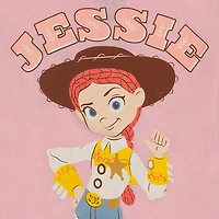 Little & Big Kid Girls Crew Neck Short Sleeve Regular Fit Jessie Graphic T-Shirt