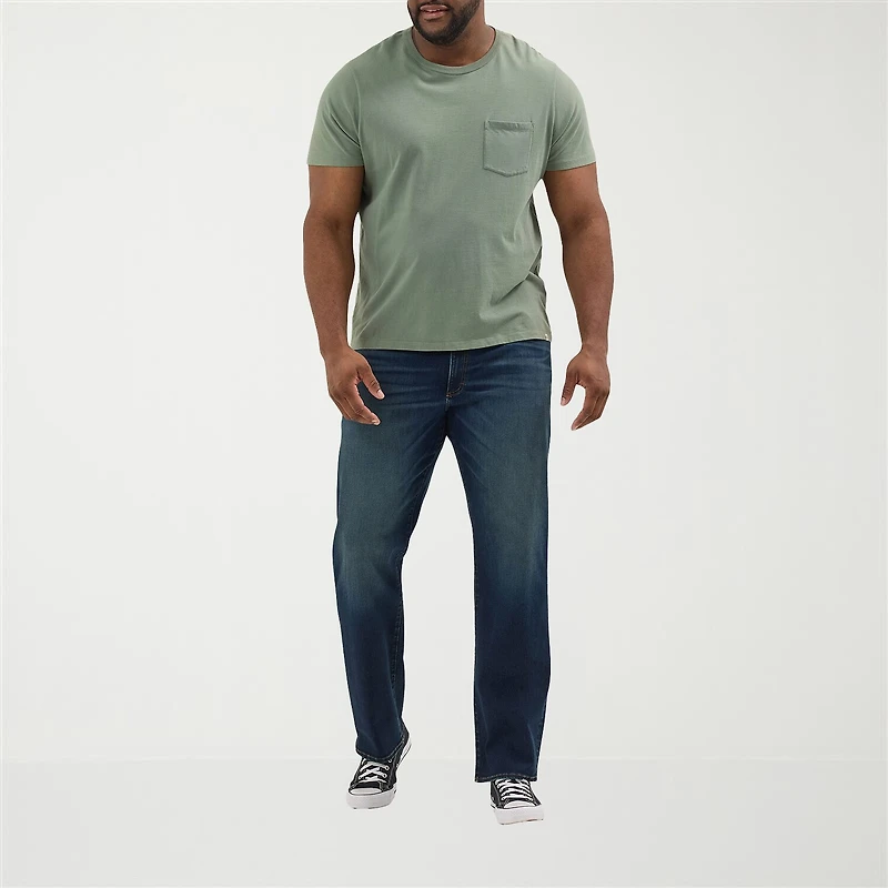 Lee Big and Tall Extreme Motion Relaxed Straight Leg Jeans