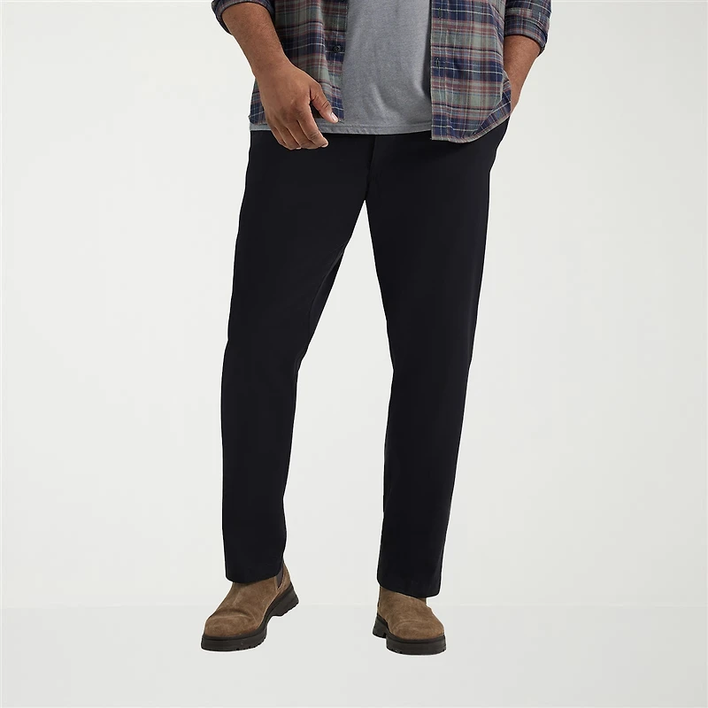 Lee Big and Tall Mens Extreme Motion Relaxed Fit Pants