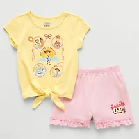 Disney Collection Little & Big Kid Girls Jessie Toy Story 2-pc. Short Set