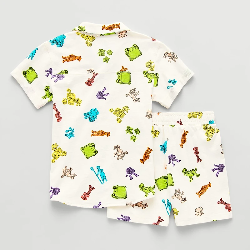 Disney Collection Little & Big Kid Boys T.O.T.S. Toy Story 2-pc. Short Set