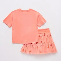 Disney Collection Little & Big Kid Girls 2-pc. Princess Moana Skirt Set