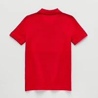 U.S. Polo Assn. Little & Big Kid Boys Short Sleeve Regular Fit Embroidered Shirt