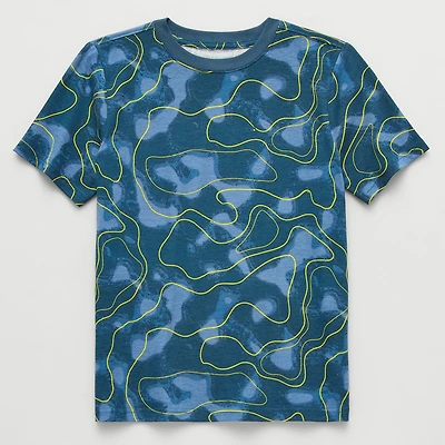 Xersion Little & Big Kid Boys Crew Neck Short Sleeve Regular Fit Graphic T-Shirt