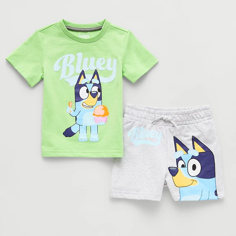 Toddler Boys Bluey 2-pc. Short Set