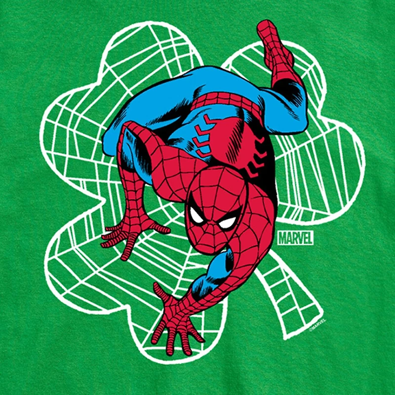 Novelty Mens Crew Neck Short Sleeve Regular Fit Spiderman Graphic T-Shirt