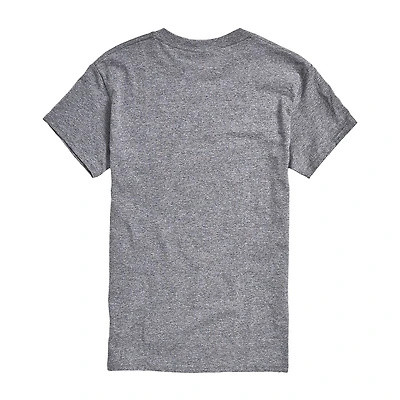 Novelty Mens Crew Neck Short Sleeve Regular Fit Peanuts Graphic T-Shirt