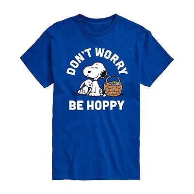 Novelty Mens Crew Neck Short Sleeve Regular Fit Snoopy Graphic T-Shirt