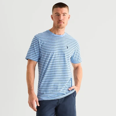 U.S. Polo Assn. Stretch Mens Crew Neck Short Sleeve T-Shirt