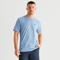 U.S. Polo Assn. Stretch Mens Crew Neck Short Sleeve T-Shirt