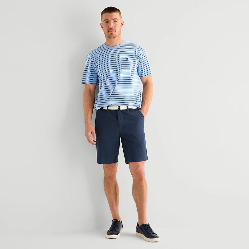 U.S. Polo Assn. Stretch Mens Crew Neck Short Sleeve T-Shirt