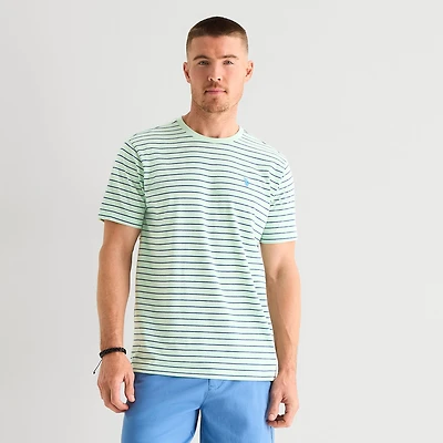 U.S. Polo Assn. Stretch Mens Crew Neck Short Sleeve T-Shirt