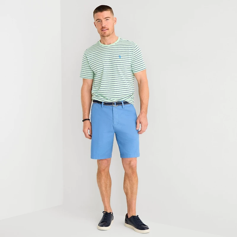 U.S. Polo Assn. Stretch Mens Crew Neck Short Sleeve T-Shirt