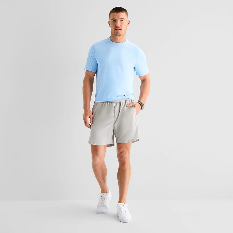 Xersion Mens Crew Neck Short Sleeve Quick Dry Active T-Shirt