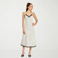 belle vie Womens Sleeveless Slip Dress
