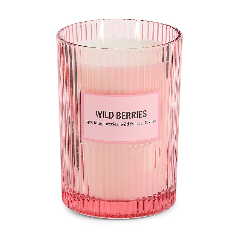 Martha Stewart 19oz Wild Berries 2-Wick Scented Jar Candle