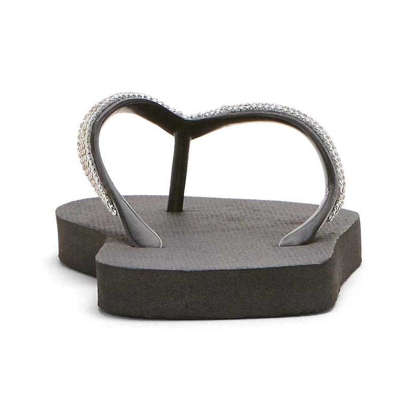 Mixit Womens Rhinestone Flip-Flops