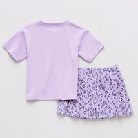 Okie Dokie Active Toddler & Little Girls 2-pc. Skort Set