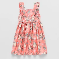 Toddler Girls Sleeveless Hello Kitty A-Line Dress