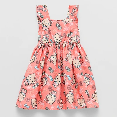 Toddler Girls Sleeveless Hello Kitty A-Line Dress