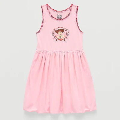Disney Collection Little & Big Kid Girls Sleeveless Jessie Toy Story A-Line Dress
