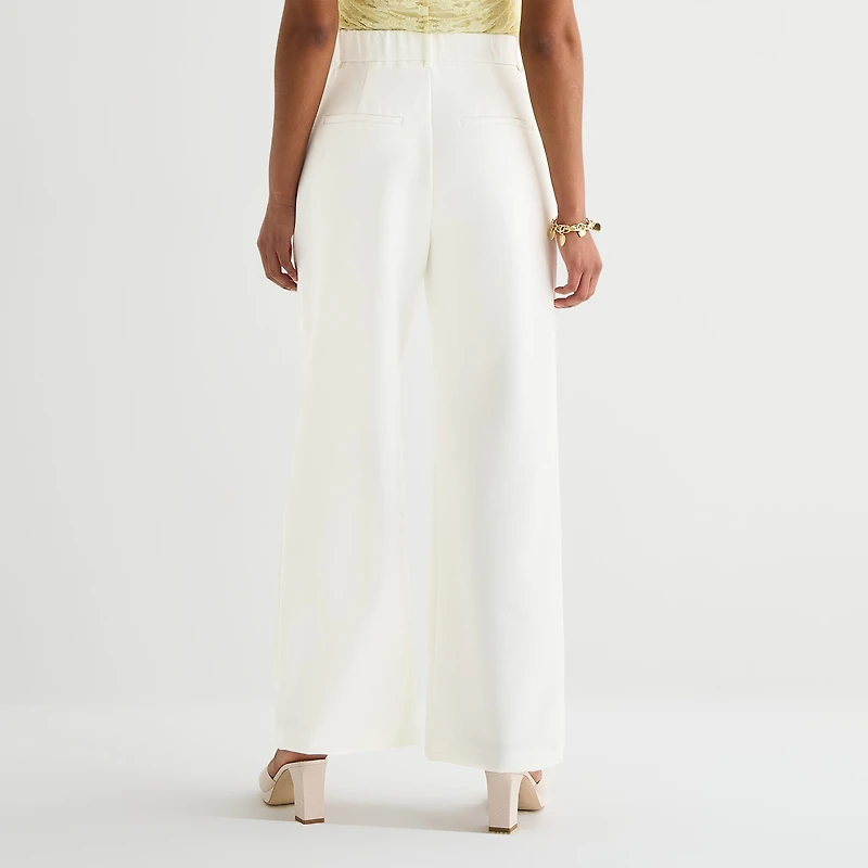 by&by Womens Juniors Wide Leg Trouser