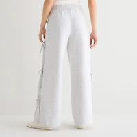 Forever 21 Womens Juniors Wide Leg Mid Rise Pull-On Pant
