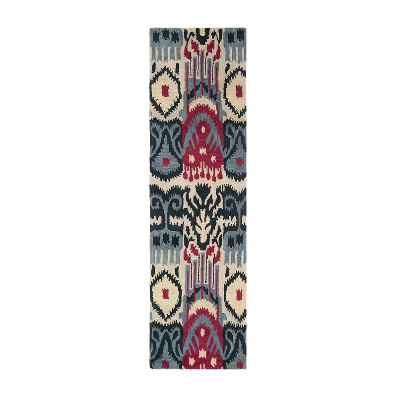 Safavieh Ikat Collection Eirann Geometric Runner Rug
