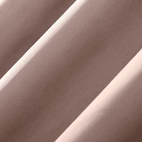 Sun Zero Cyrus Thermal Rod Pocket Back Tab Energy Saving 100% Blackout Single Curtain Panel
