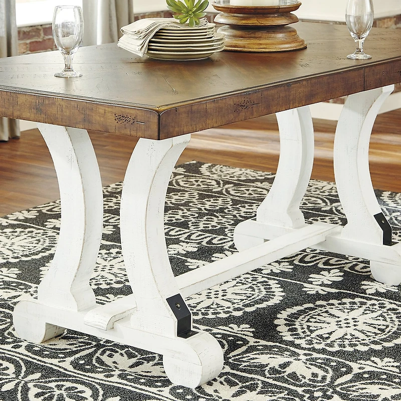 Signature Design by Ashley® Valdine Collection Rectangular Wood-Top Dining Table