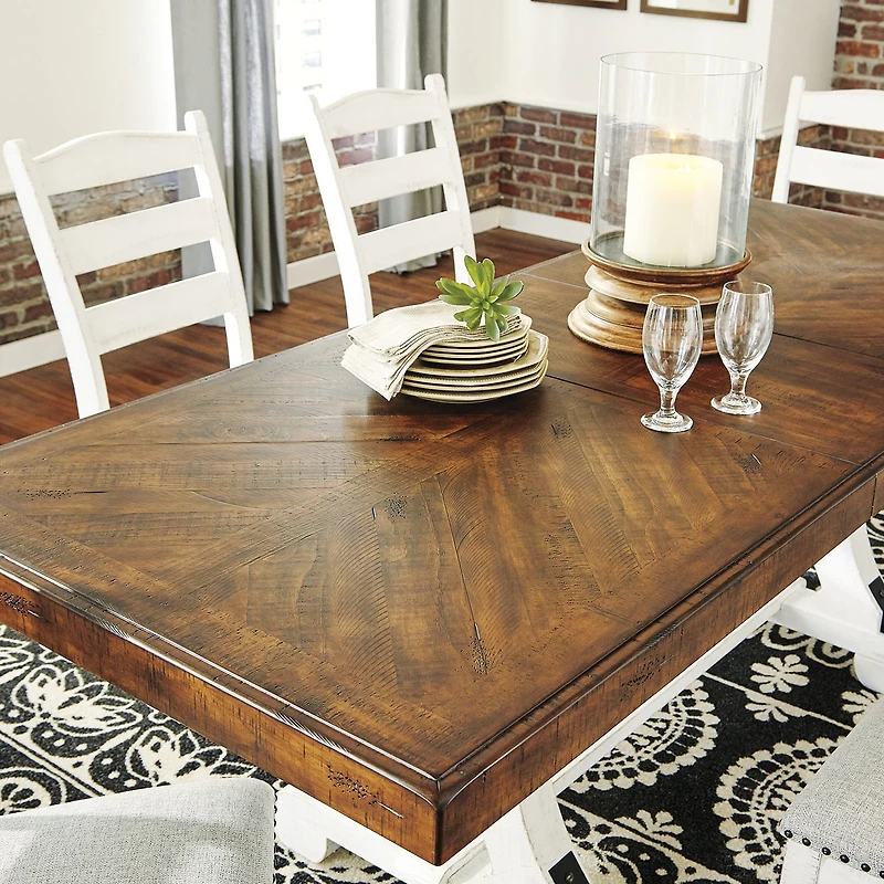 Signature Design by Ashley® Valdine Collection Rectangular Wood-Top Dining Table