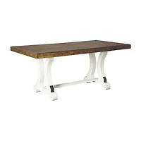 Signature Design by Ashley® Valdine Collection Rectangular Wood-Top Dining Table
